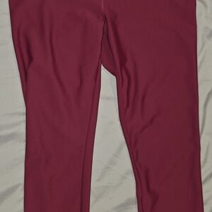 Womens Maroon Leggings